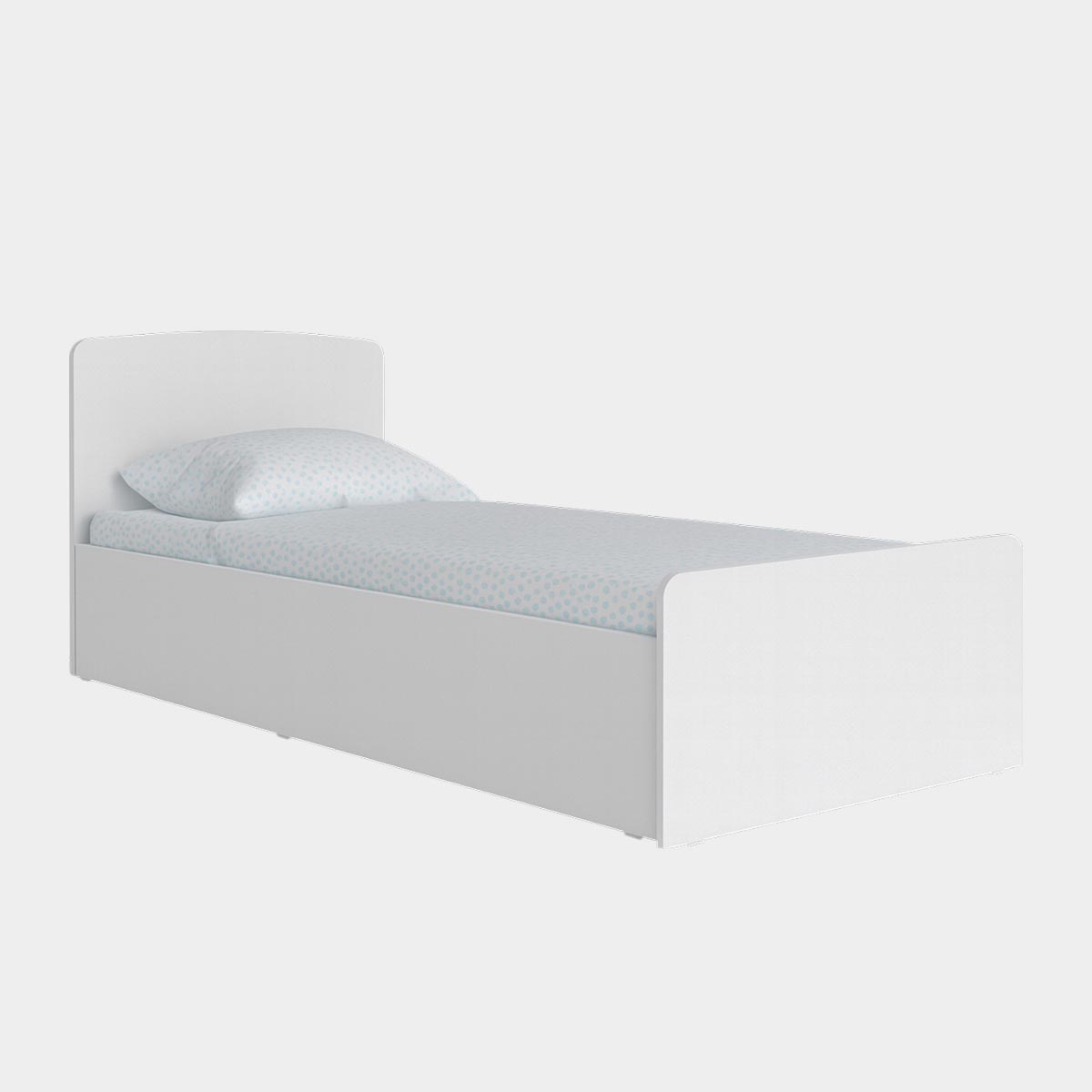 Кровать 0,90 -  Детская "Орбита" (Белый)