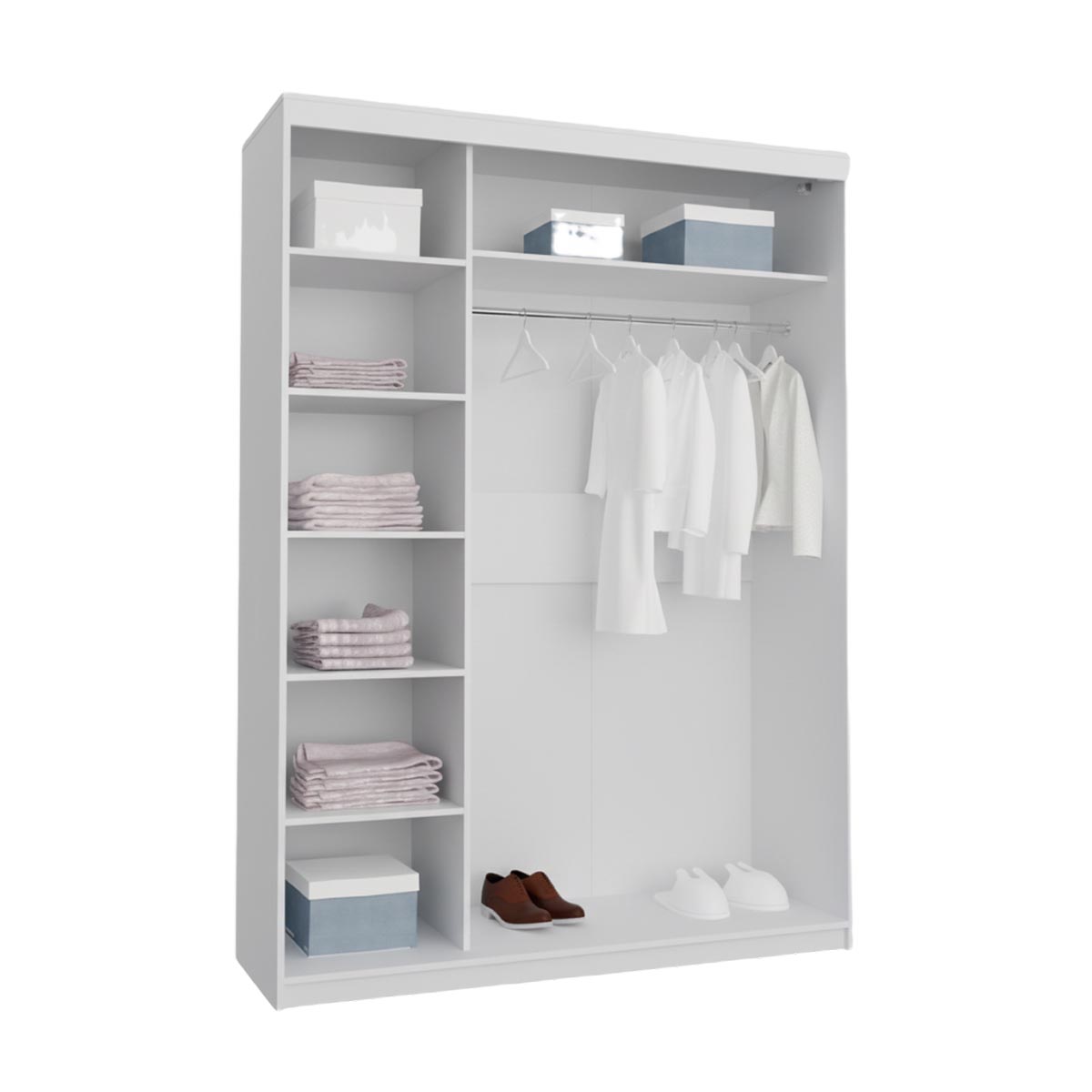 Шкаф-купе 2-дв. "Мираж" - 1,50 AL (Белый)